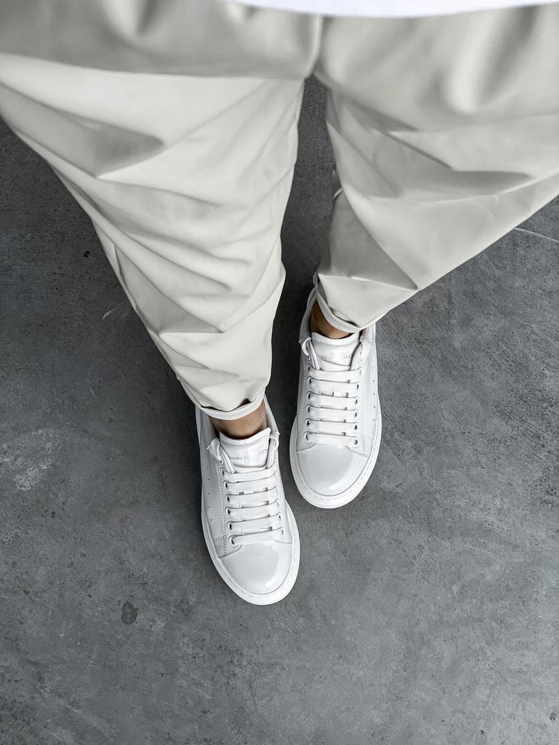Alexander McQueen Low White Pearl
