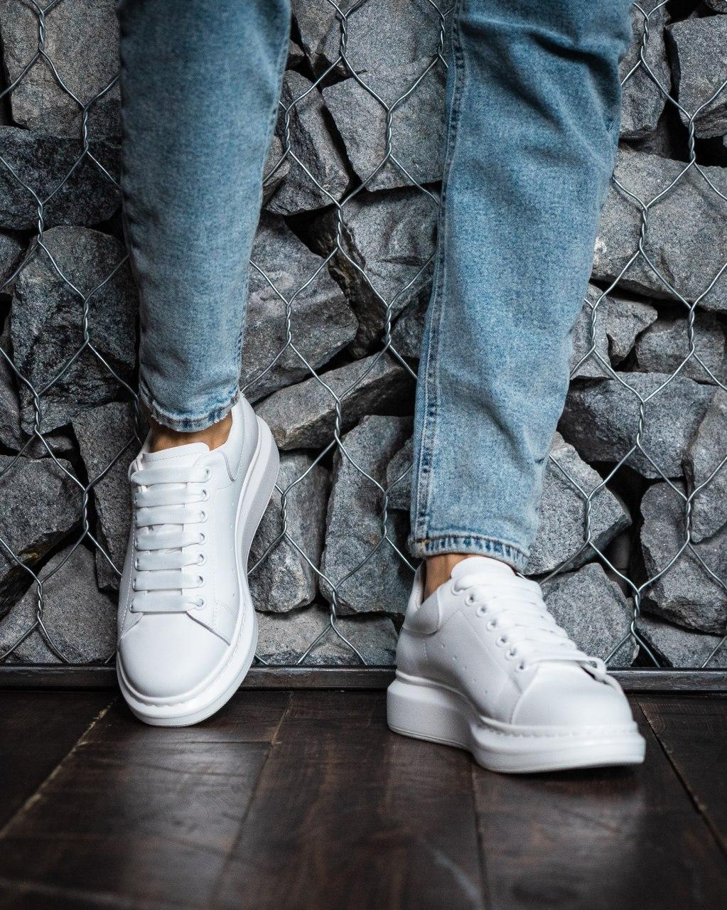 Alexander McQueen Low Triple White