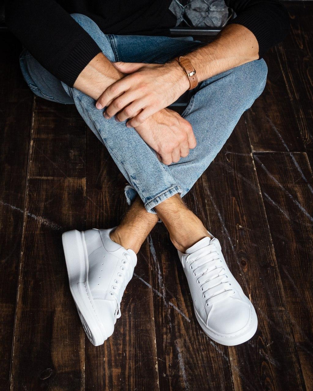 Alexander McQueen Low Triple White
