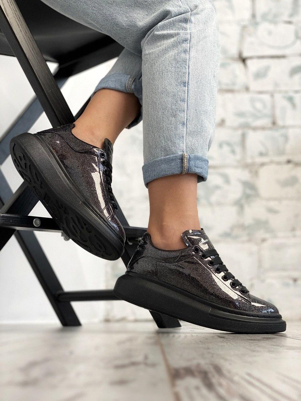 Alexander McQueen Low Galaxy Black