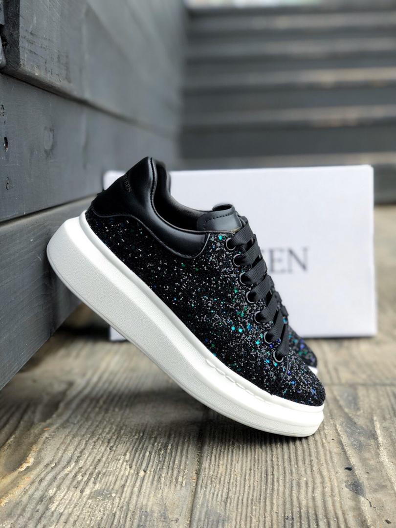 Alexander McQueen Low Galaxy Black White