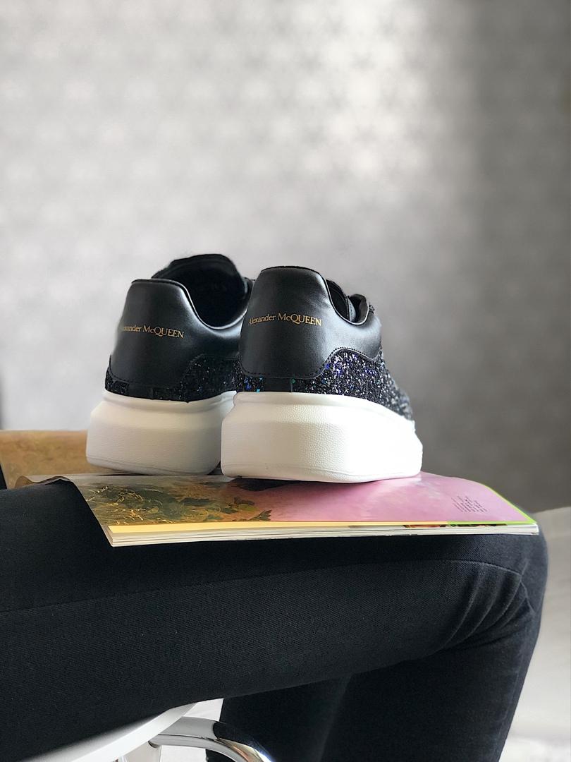 Alexander McQueen Low Galaxy Black White