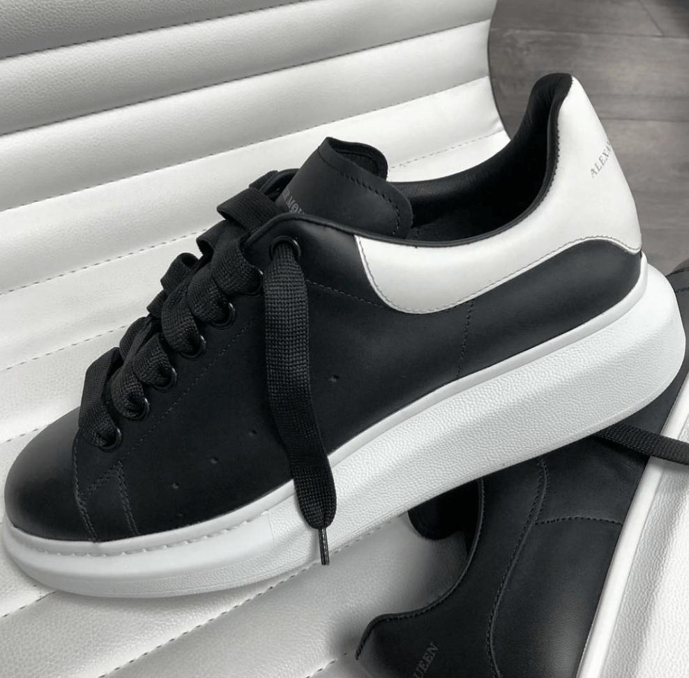 Alexander McQueen Low Black White 3