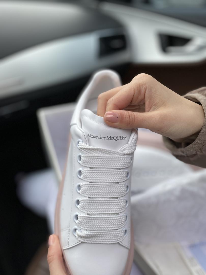 Alexander McQueen Low White Pink 1