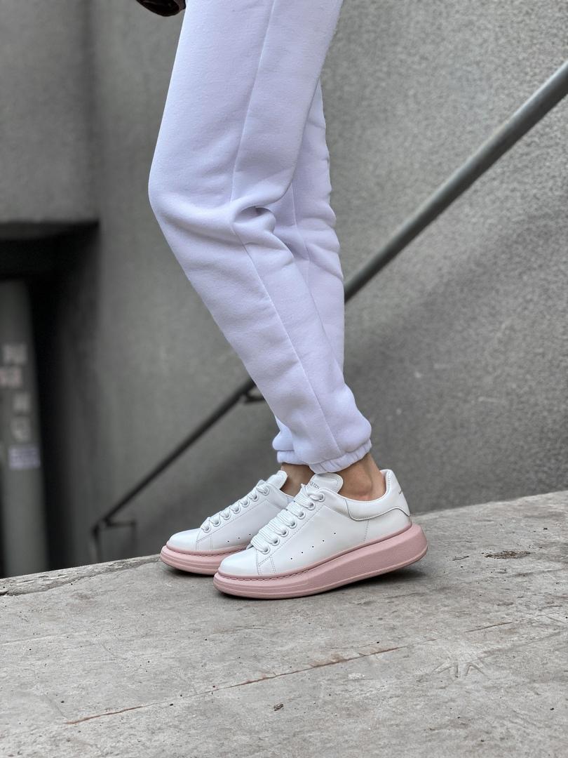 Alexander McQueen Low White Pink 1