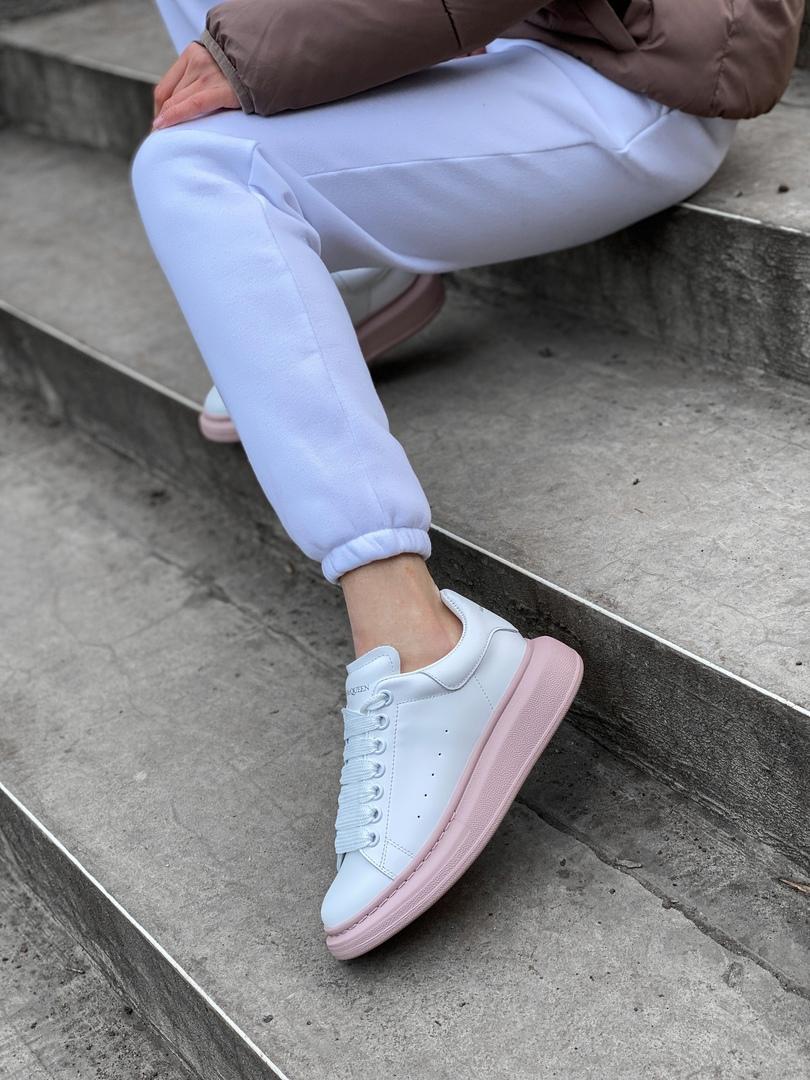 Alexander McQueen Low White Pink 1