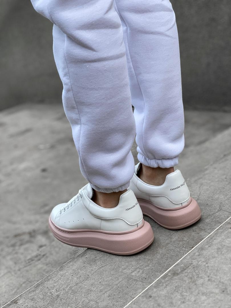 Alexander McQueen Low White Pink 1