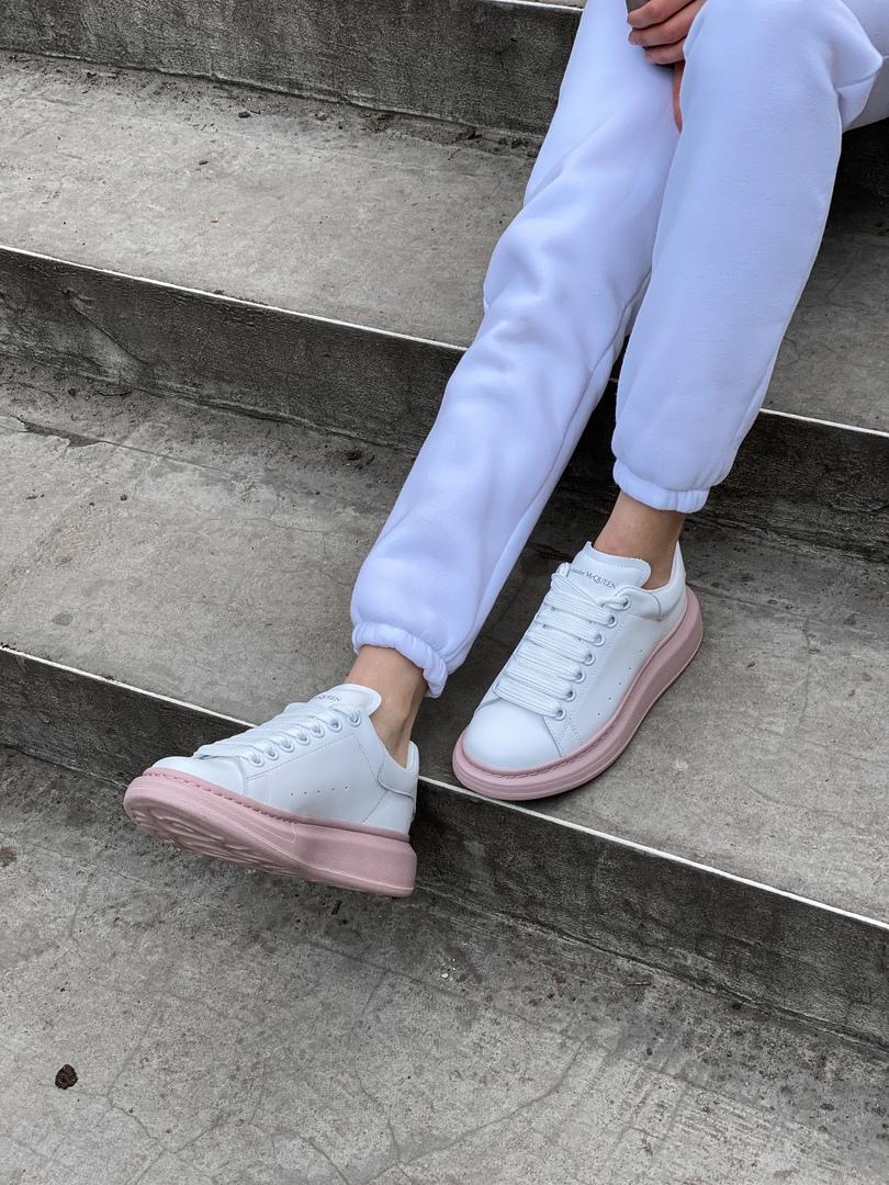 Alexander McQueen Low White Pink 1