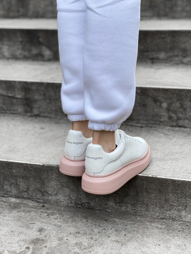 Alexander McQueen Low White Pink 1