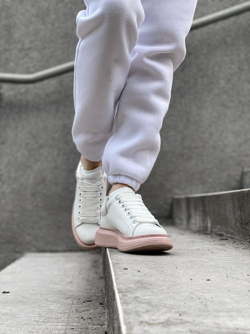 Alexander McQueen Low White Pink 1