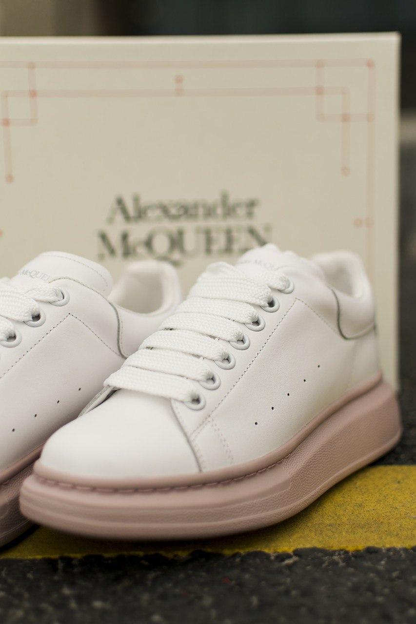Alexander McQueen Low White Pink 1