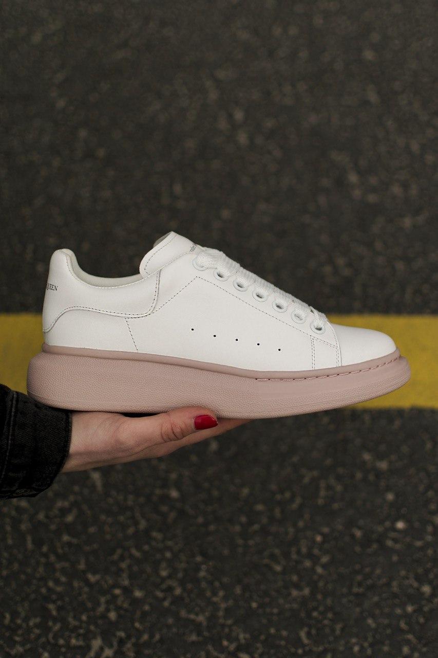 Alexander McQueen Low White Pink 1