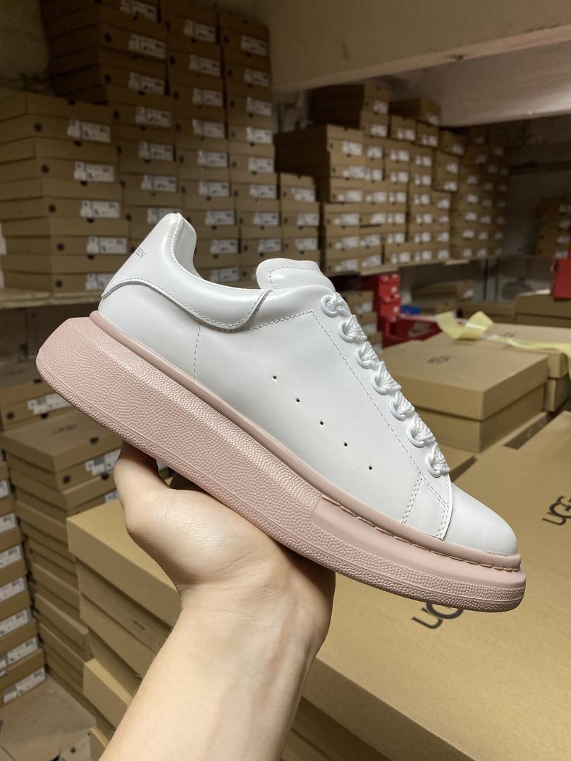 Alexander McQueen Low White Pink 1