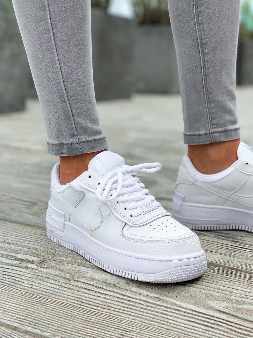 Nike Air Force 1 SHADOW White 1