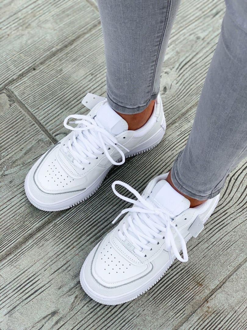 Nike Air Force 1 SHADOW White 1