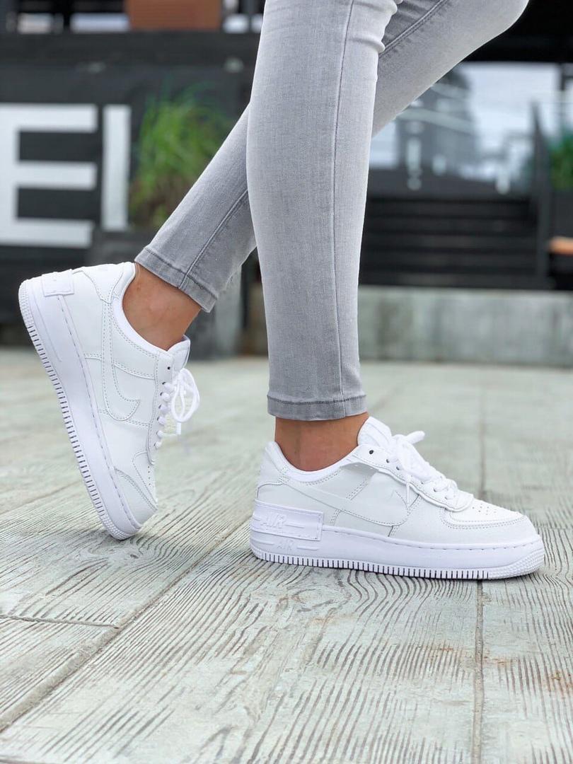 Nike Air Force 1 SHADOW White 1