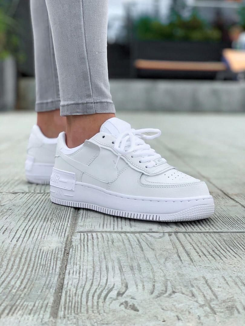 Nike Air Force 1 SHADOW White 1