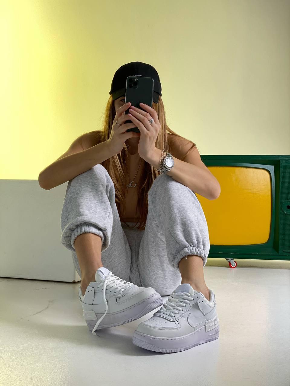 Nike Air Force 1 SHADOW White 1