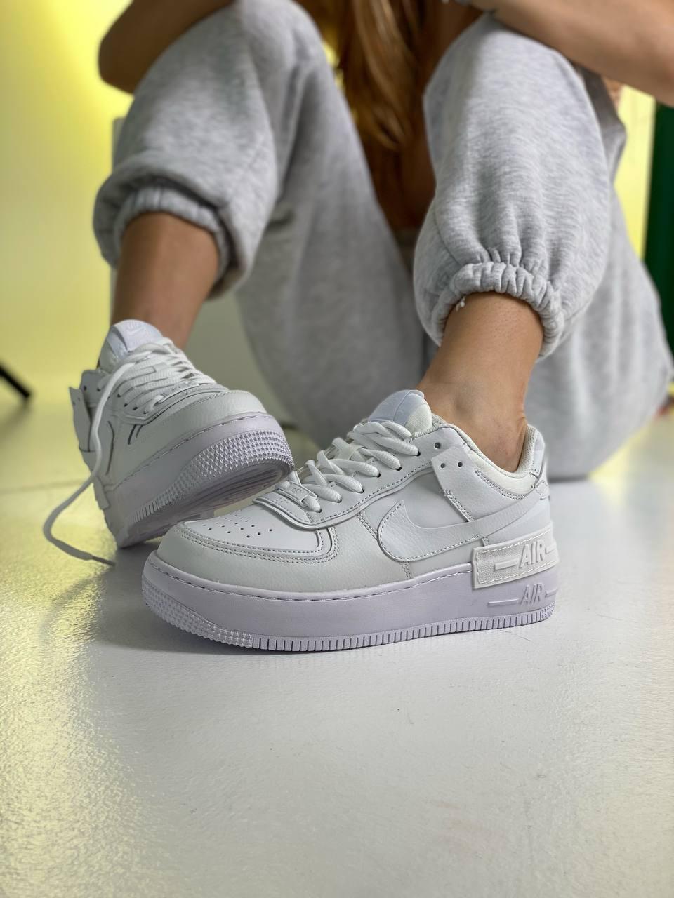 Nike Air Force 1 SHADOW White 1