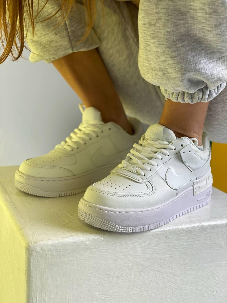 Nike Air Force 1 SHADOW White 1
