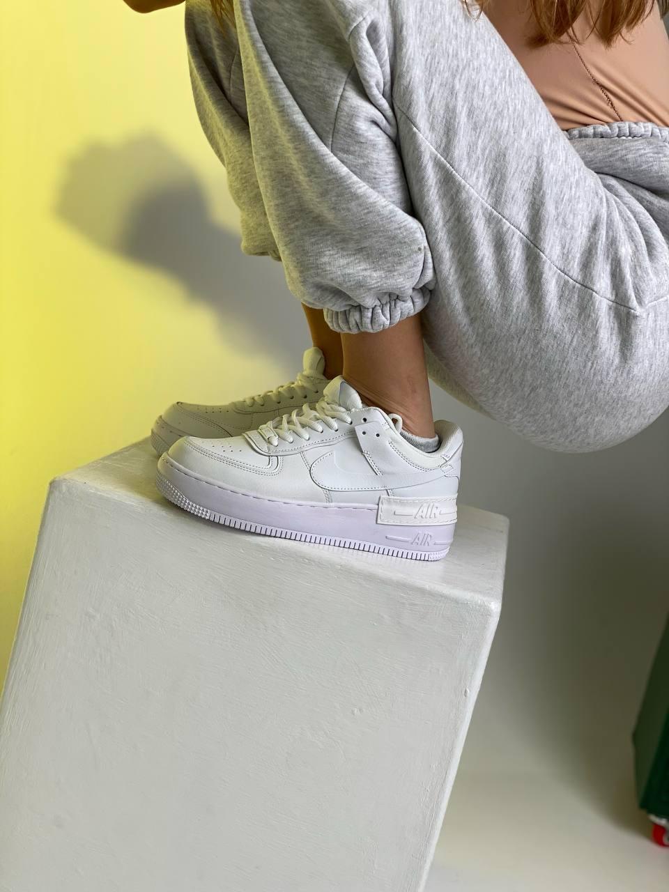 Nike Air Force 1 SHADOW White 1
