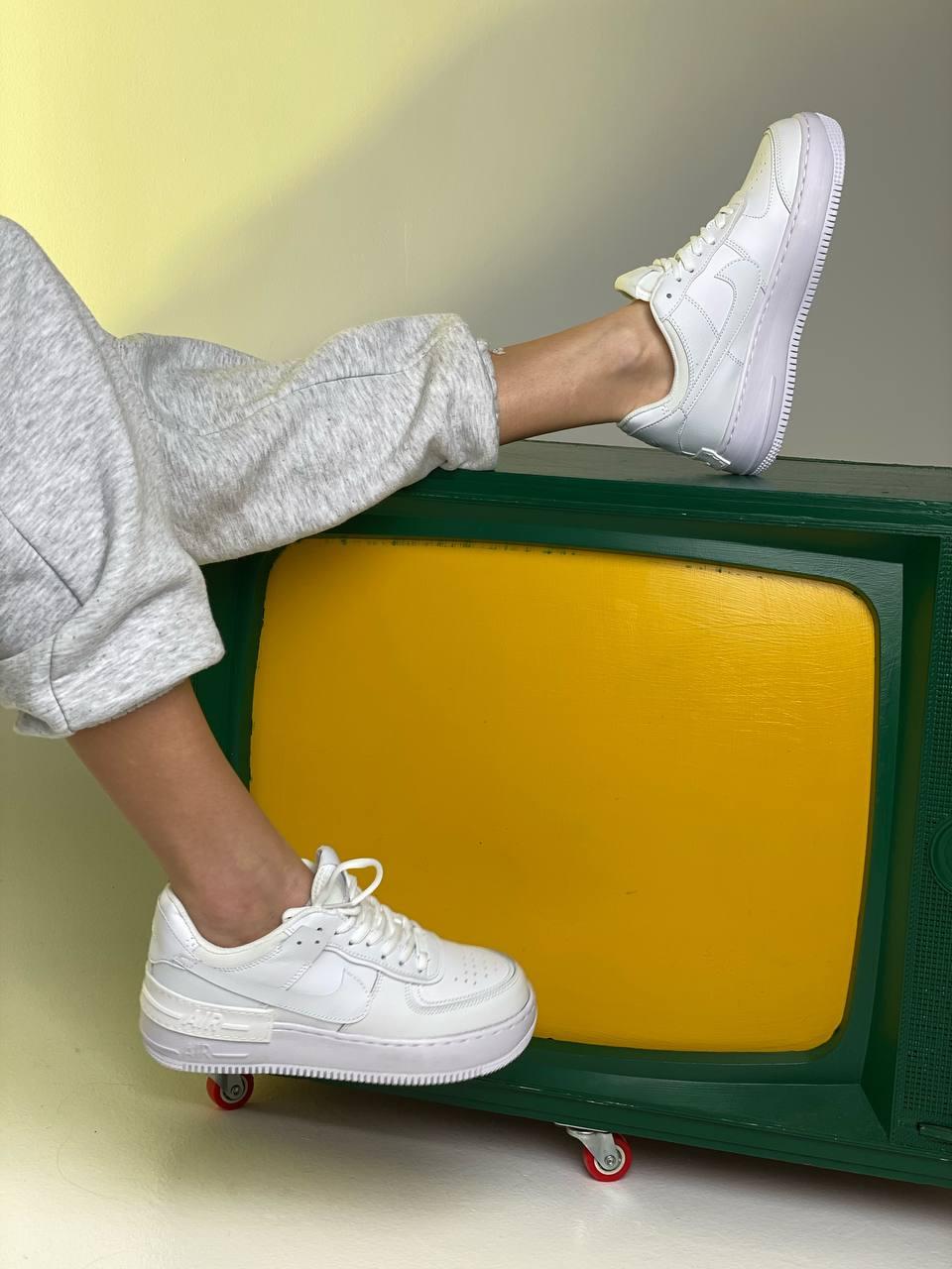 Nike Air Force 1 SHADOW White 1