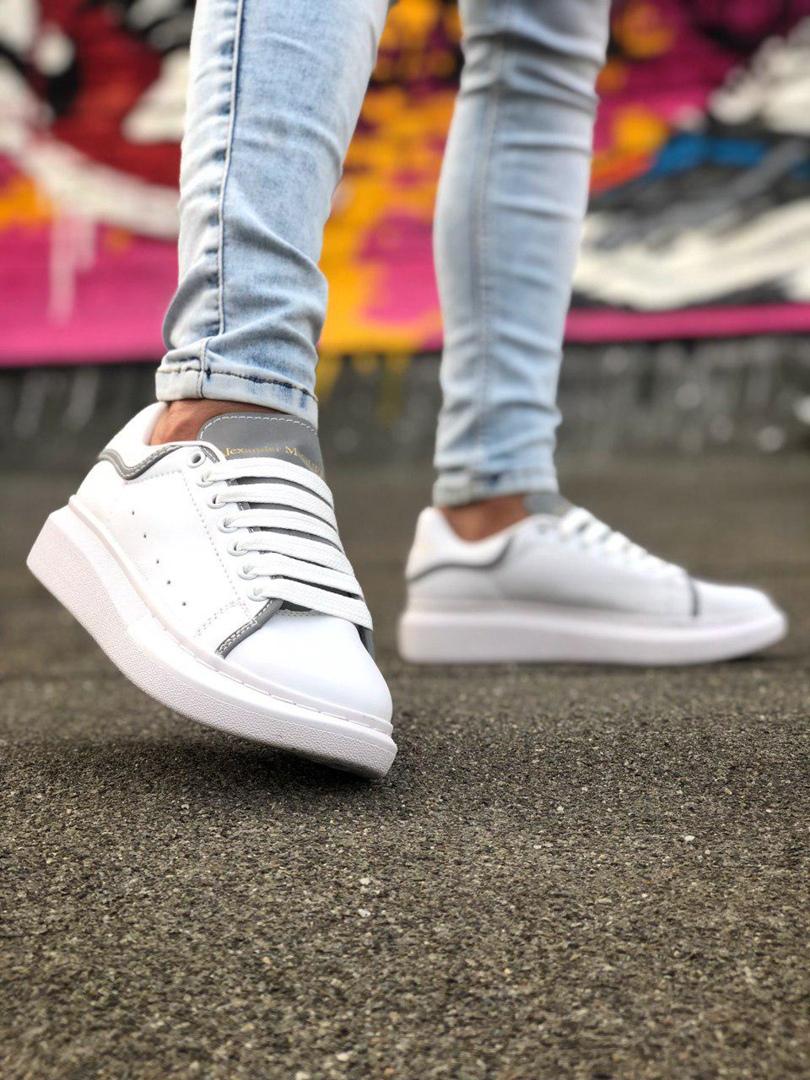 Alexander McQueen Low White Reflective 2