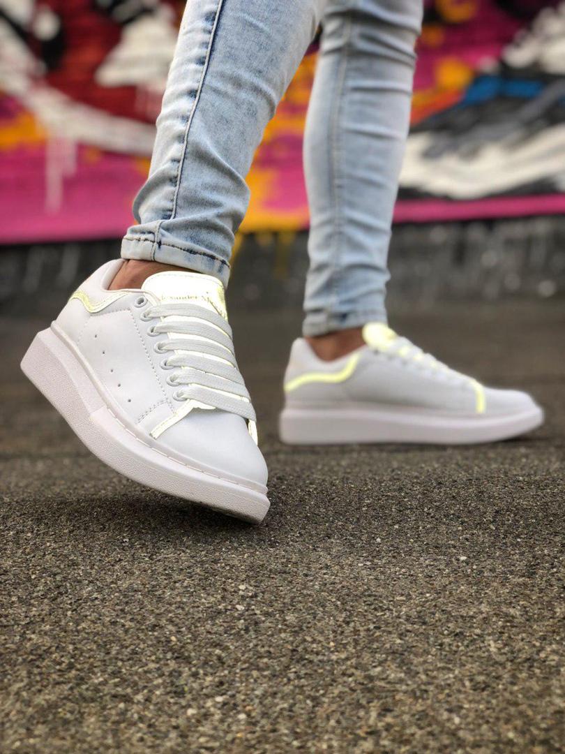 Alexander McQueen Low White Reflective 2