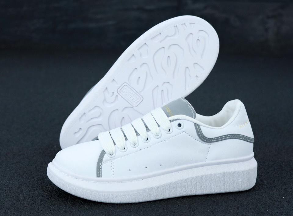 Alexander McQueen Low White Reflective 2