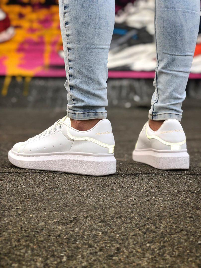 Alexander McQueen Low White Reflective 2