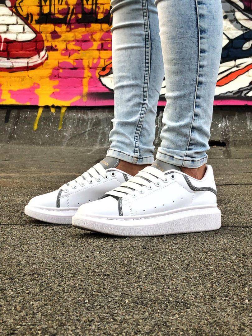 Alexander McQueen Low White Reflective 2