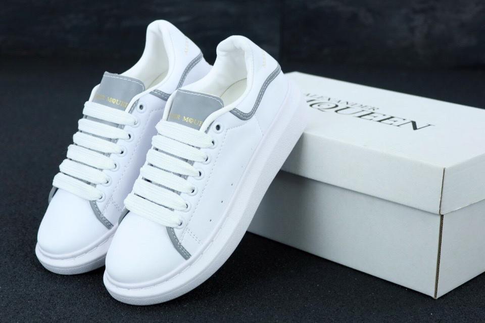 Alexander McQueen Low White Reflective 2