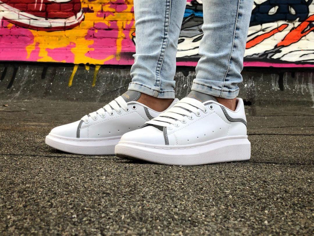 Alexander McQueen Low White Reflective 2