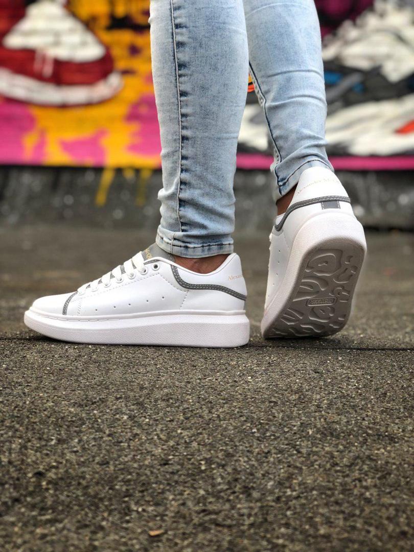 Alexander McQueen Low White Reflective 2