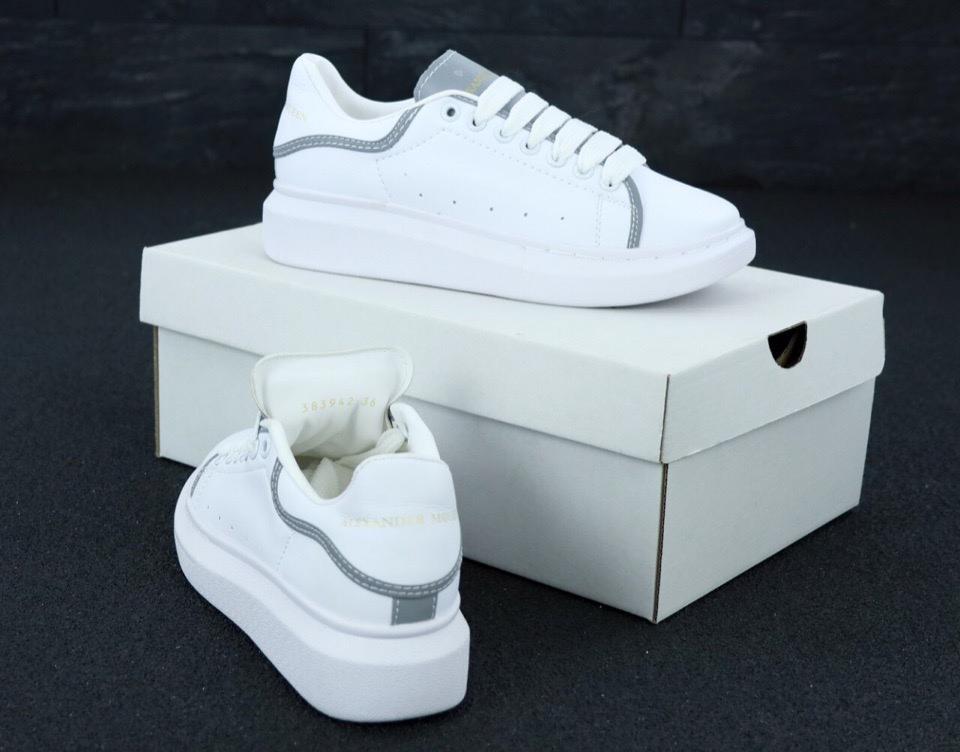 Alexander McQueen Low White Reflective 2