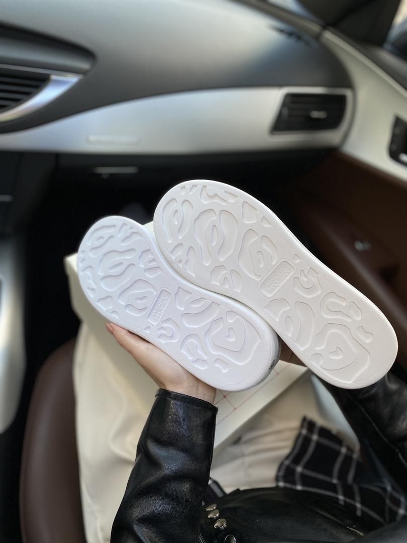 Alexander McQueen Low White Silver 1