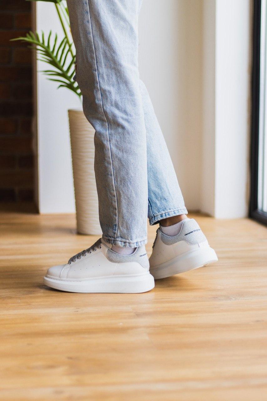Alexander McQueen Low White Grey