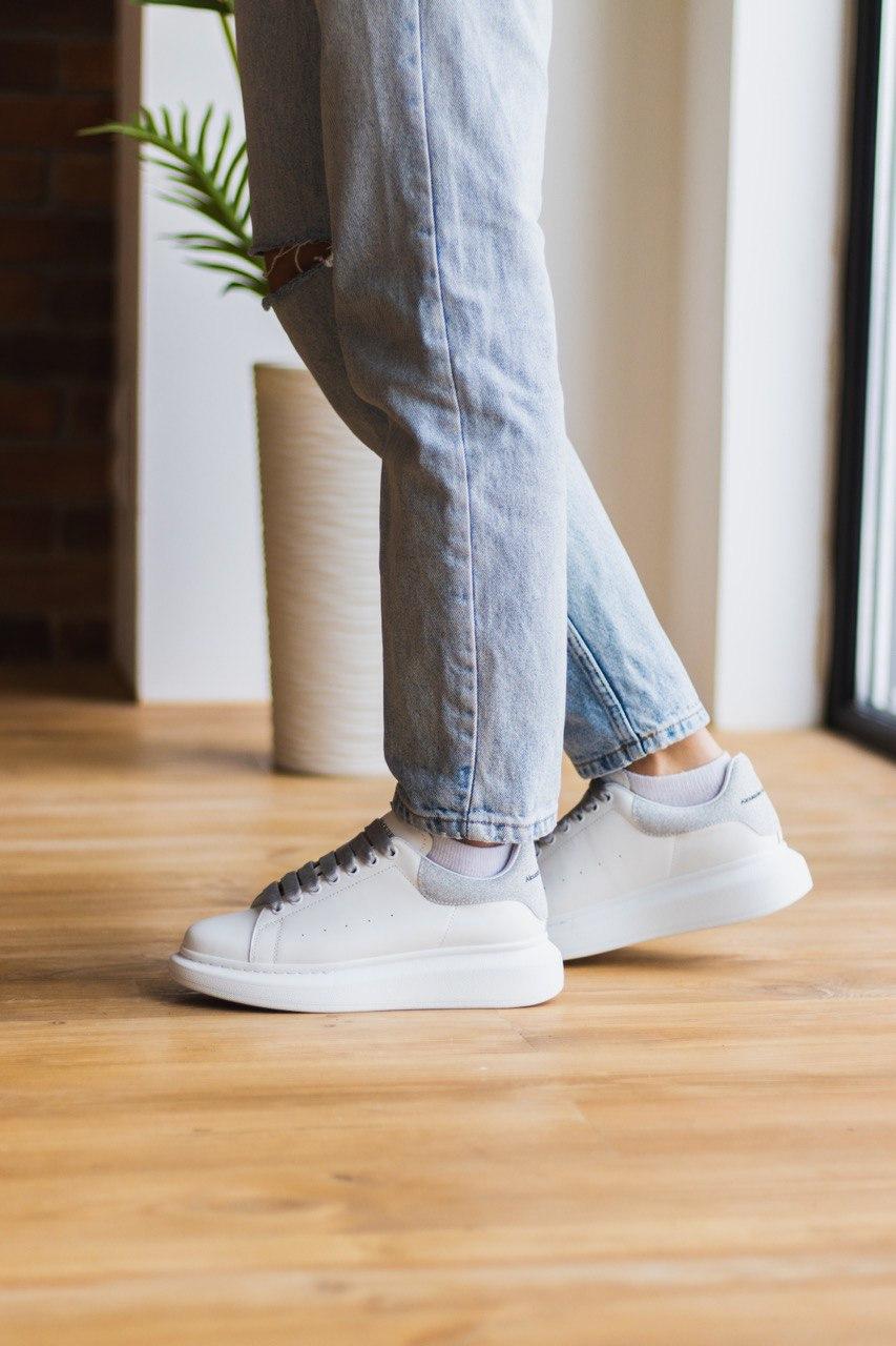 Alexander McQueen Low White Grey