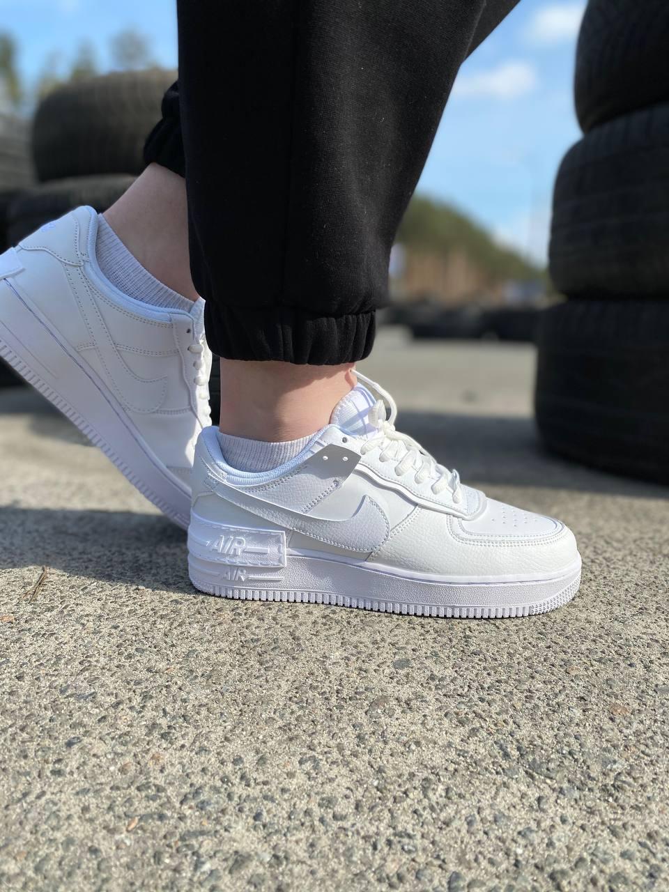 Nike Air Force 1 SHADOW White