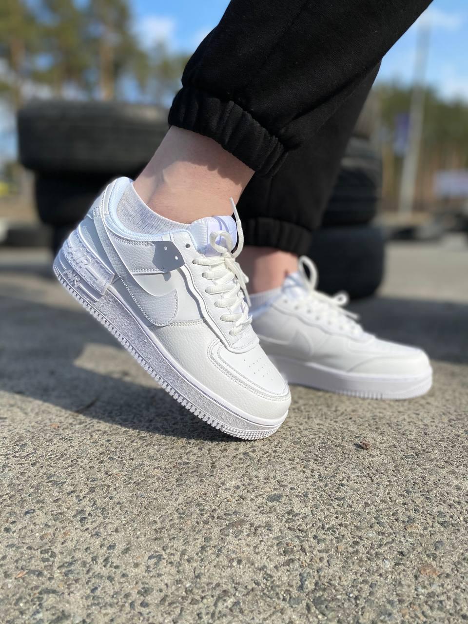 Nike Air Force 1 SHADOW White