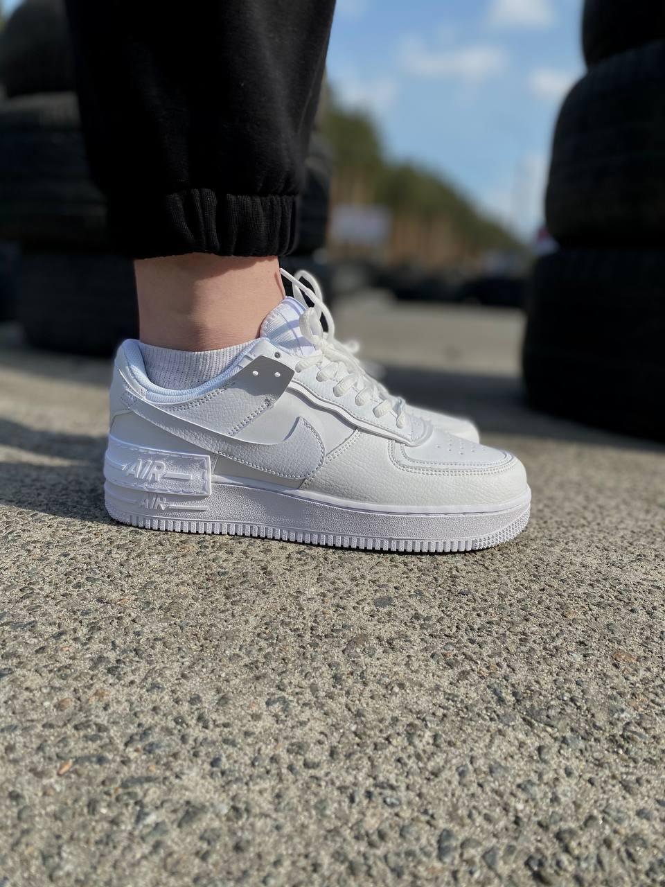 Nike Air Force 1 SHADOW White