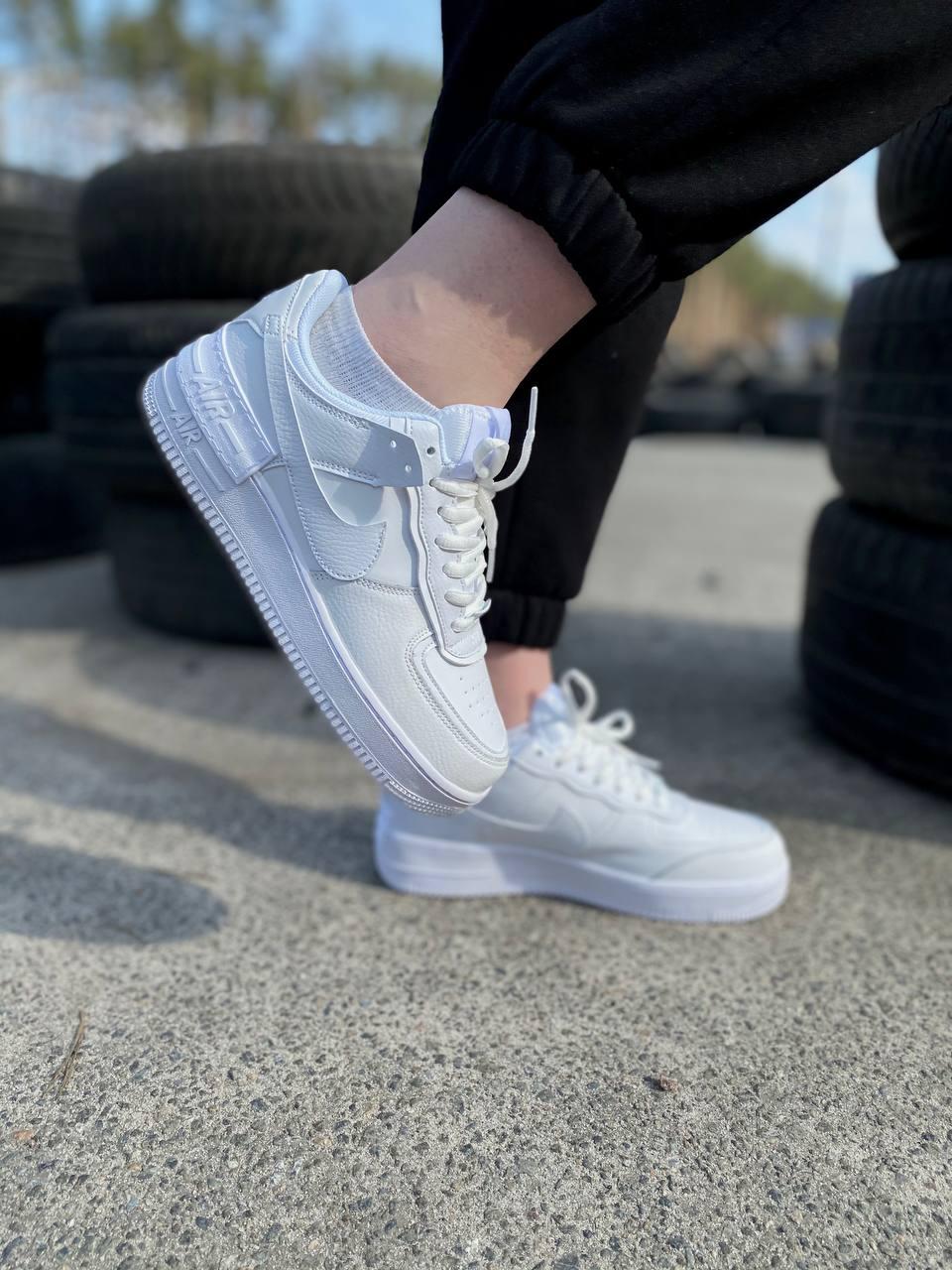 Nike Air Force 1 SHADOW White
