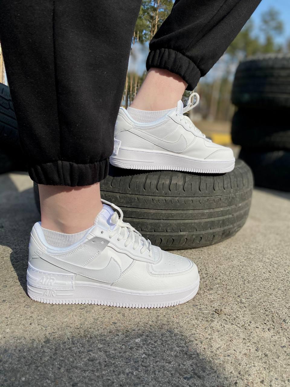 Nike Air Force 1 SHADOW White