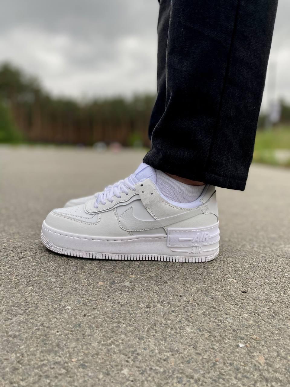 Nike Air Force 1 SHADOW White