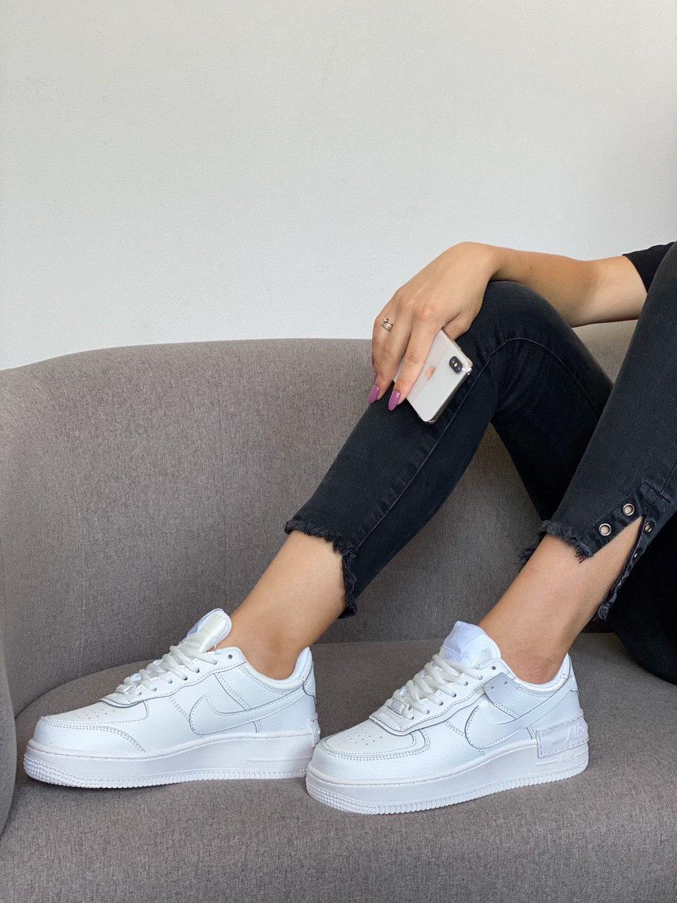 Nike Air Force 1 SHADOW White