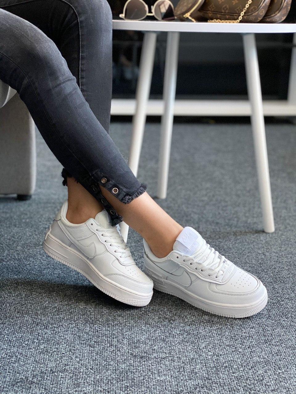 Nike Air Force 1 SHADOW White