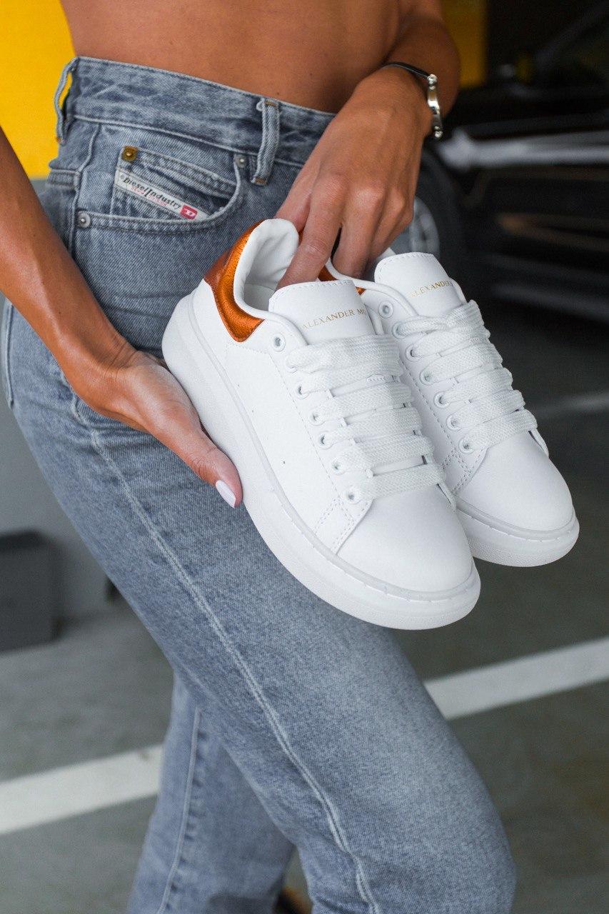 Alexander McQueen Low White Gold