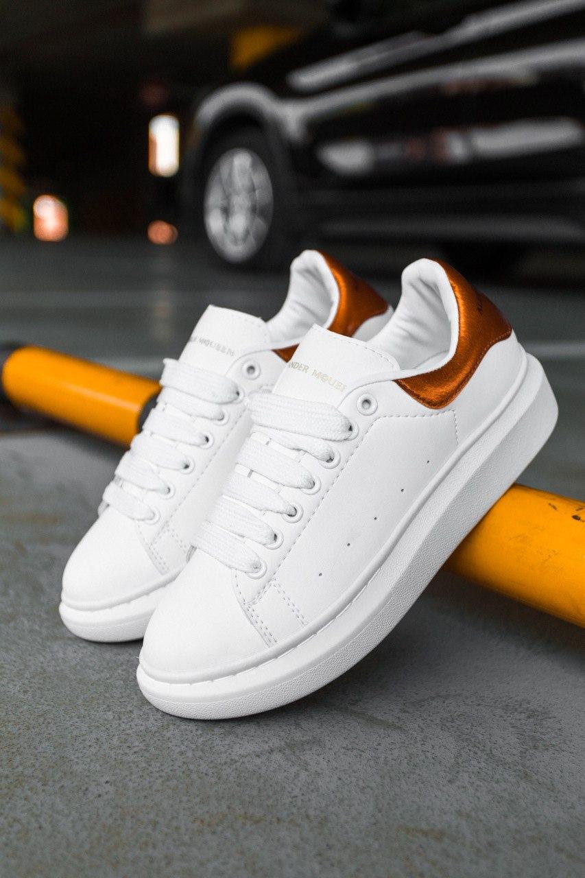 Alexander McQueen Low White Gold