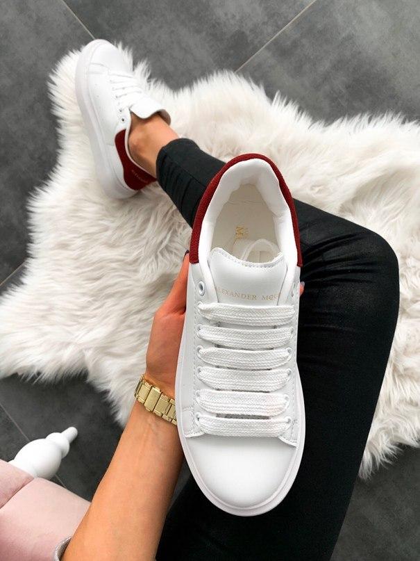 Alexander McQueen Low White Red 3