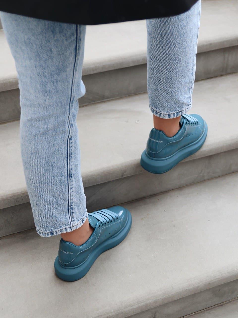 Alexander McQueen Low Moss Patent 2